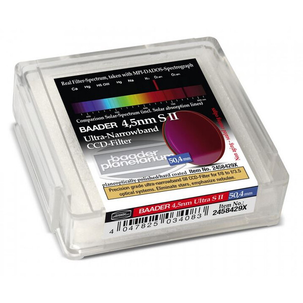 Baader Filtre Filtru S II Ultra-Narrowband 4,5nm 50,4mm