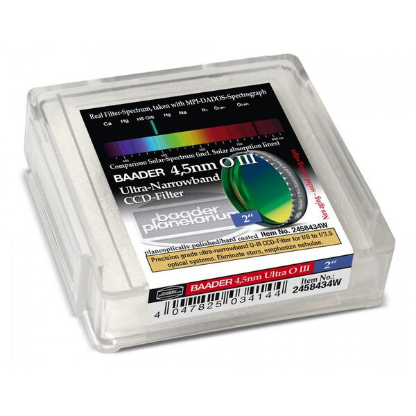 Baader Filtre Filtru Ultra-Narrowband 4.5nm OIII 2"
