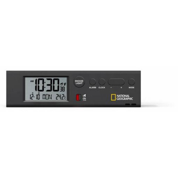 National Geographic Ceas World Time Clock with Temperature and Flashlight