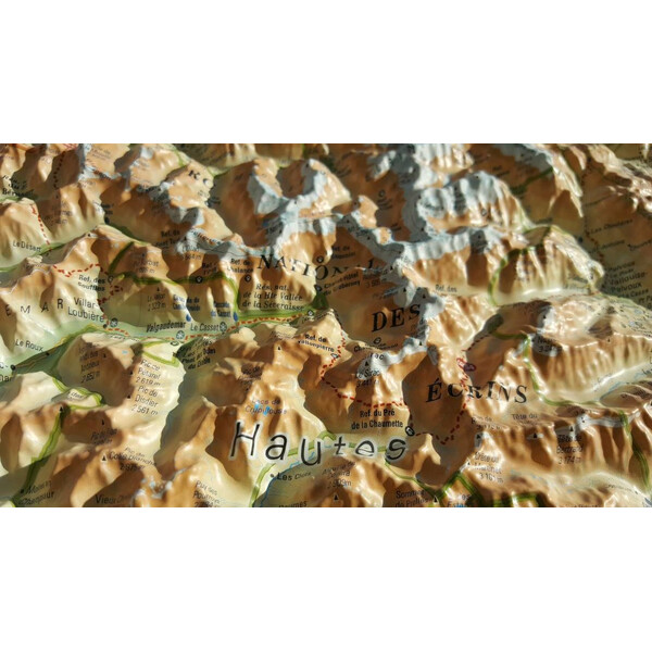 3Dmap Harta regionala Le Massif des Ecrins