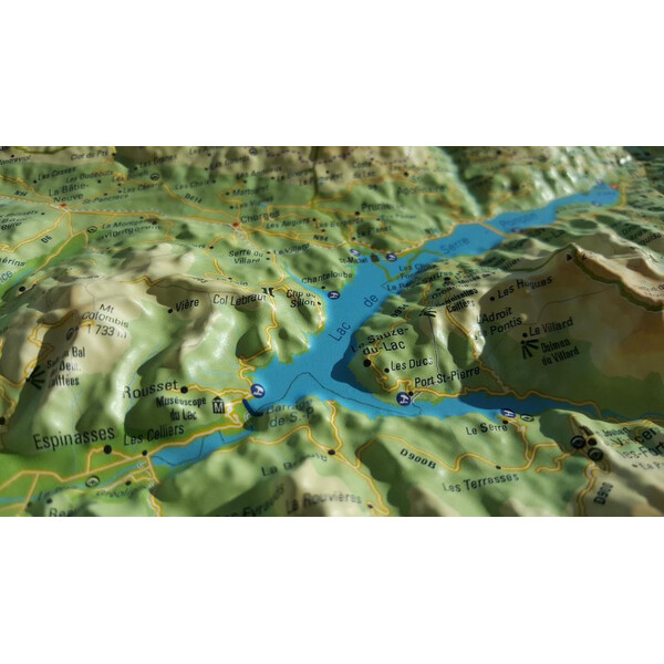 3Dmap Harta regionala Le Massif des Ecrins