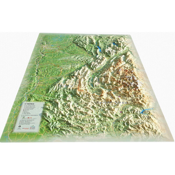 3Dmap Harta regionala L'Isère