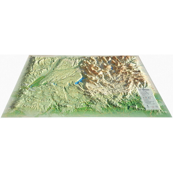 3Dmap Harta regionala Le Verdon