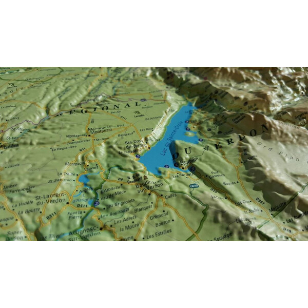 3Dmap Harta regionala Le Verdon