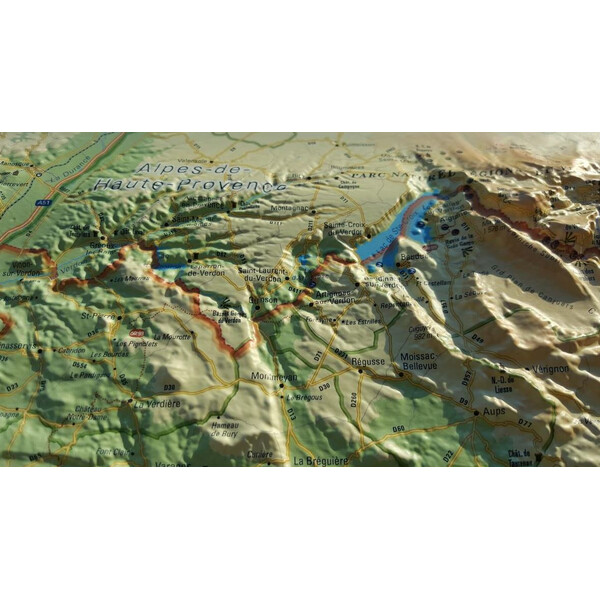 3Dmap Harta regionala Le Var