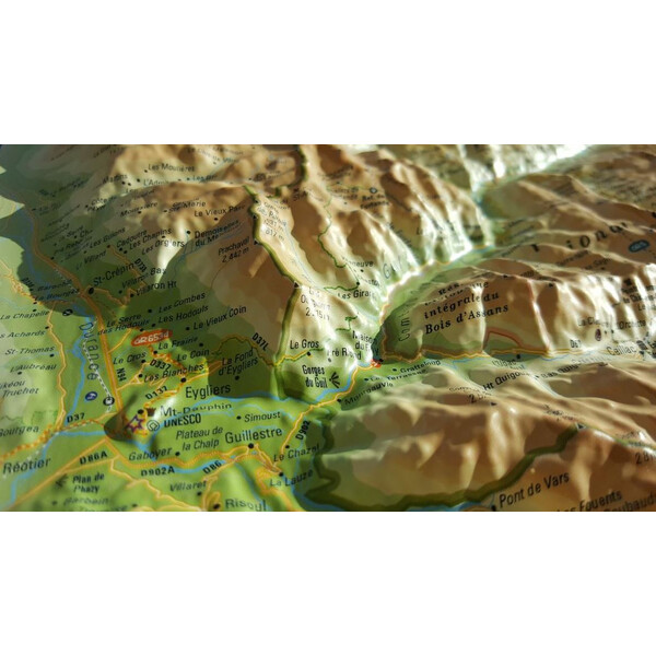 3Dmap Harta regionala Queyras-Ubaye
