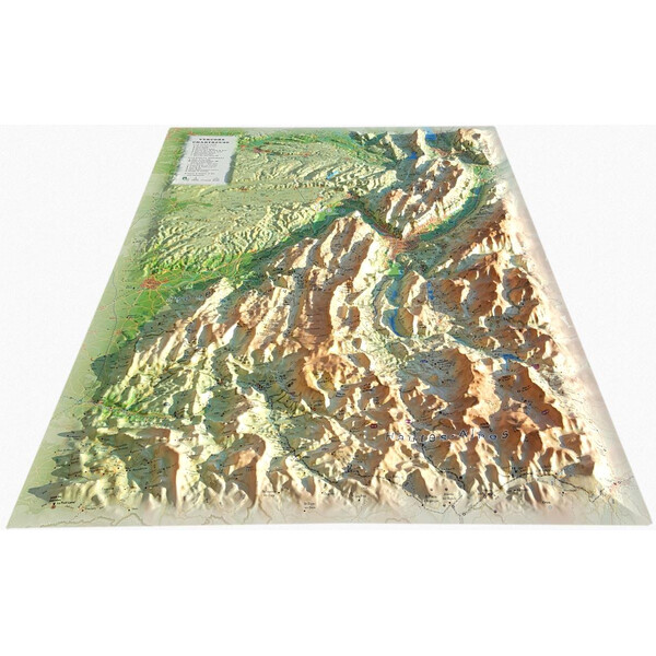 3Dmap Harta regionala Vercors-Chartreuse