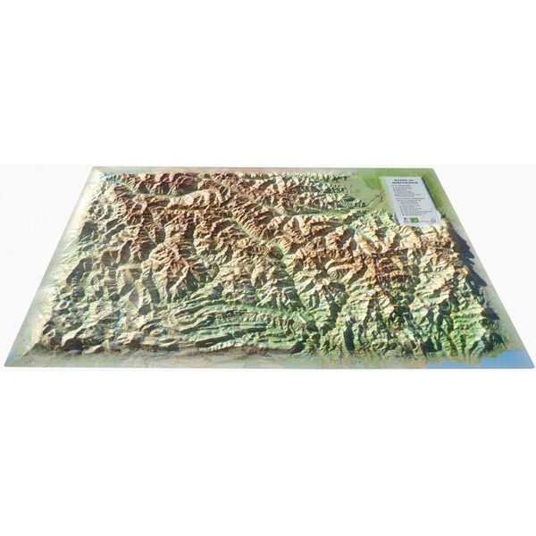 3Dmap Harta regionala Le Massif du Mercantour