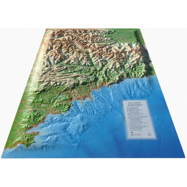 3Dmap Harta regionala Les Alpes Maritimes