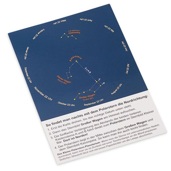 AstroMedia Harta cerului Polarsternfinder Postkarte
