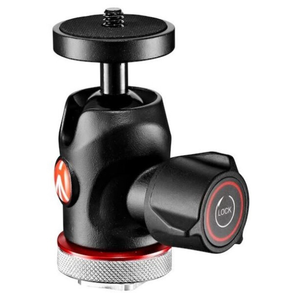 Manfrotto Cap de trepied cu bila MH492LCD-BH Micro with hot shoe