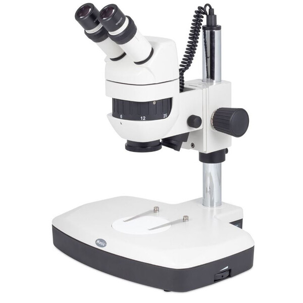 Motic Microscop stereo cu zoom K-400 L, Binocular, CMO, 6x-50x