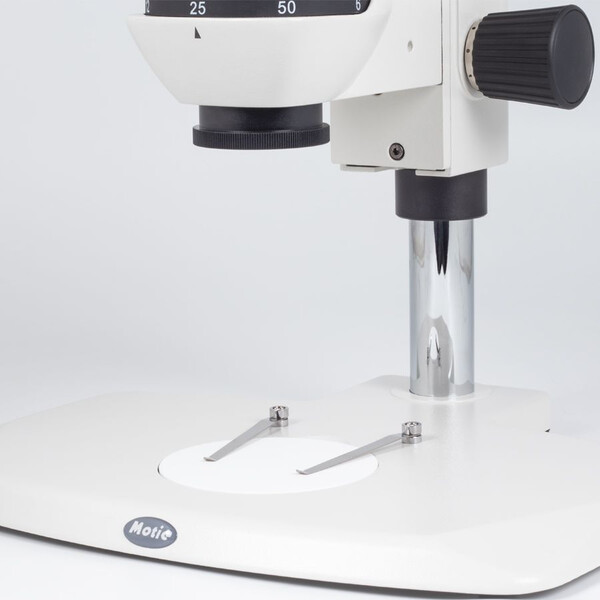 Motic Microscop stereo cu zoom K-400P, Binocular, CMO, fără Iluminare, 6x-50x