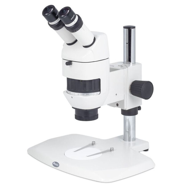 Motic Microscop stereo cu zoom K-700P, Binocular, CMO, fără Iluminare, 10x-52x