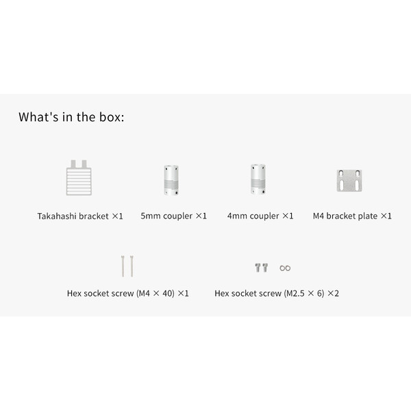 ZWO Kit de montare a motorului EAF pentru Takahashi, Skywatcher Esprit, Vixen VC200L