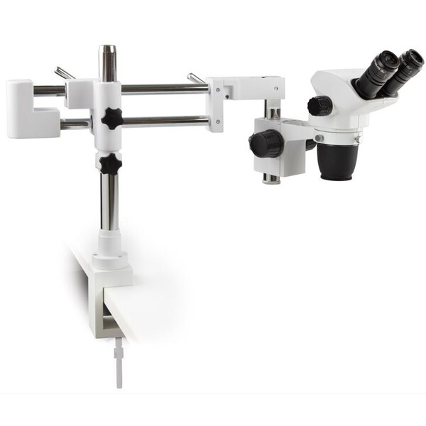 Euromex microscopul stereoscopic zoom NZ.1702-BC, 6.5-55x, Doppelarm, Tischklemme, bino