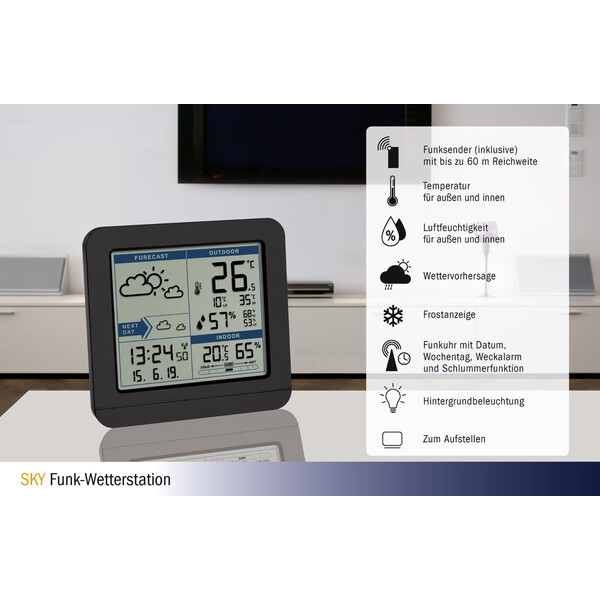 TFA Statie meteo Weather station Sky black