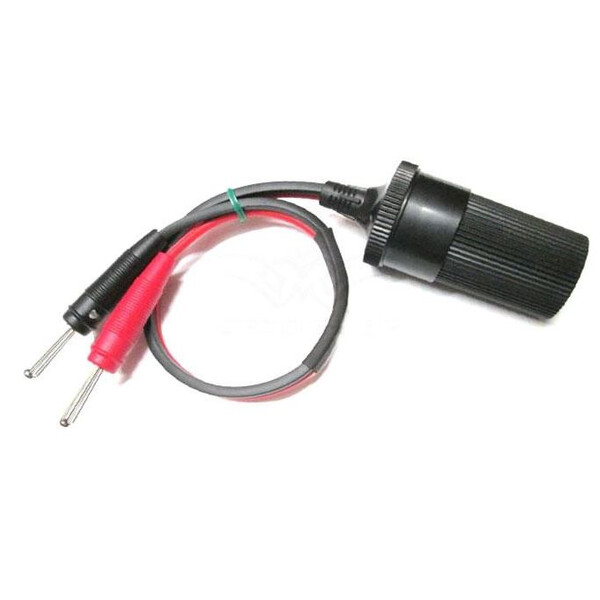 TS Optics Cablu adaptor de 12 V de la fișa banană la priza pentru brichetă