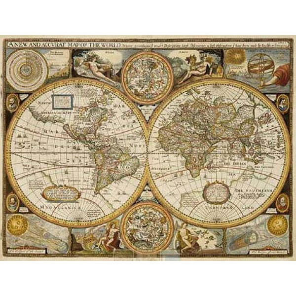 freytag & berndt Harta lumii Antică John Speed 1651 (91 x 69 cm)