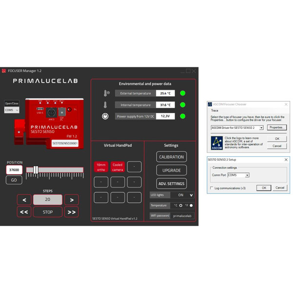 PrimaLuceLab Motor de focaliare robotic SESTO SENSO 2