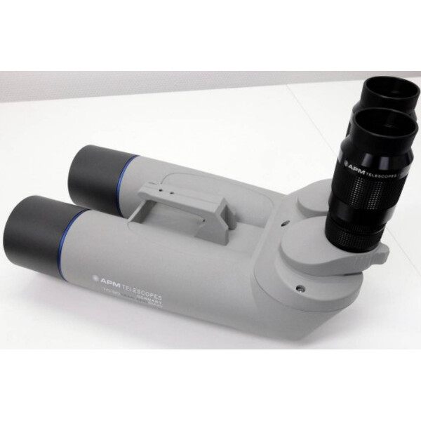 APM Binoclu Fernglas 70mm 90° non-ED 1,25 mit 24mm UF Okularen und Koffer