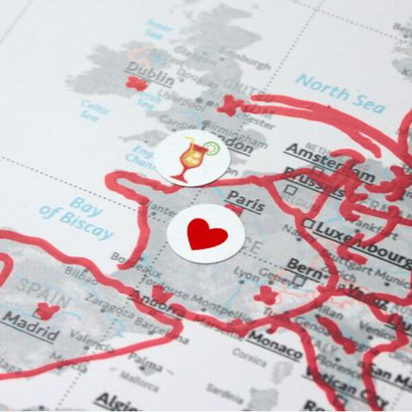 Marmota Maps Autocolante pentru Harti ale lumii