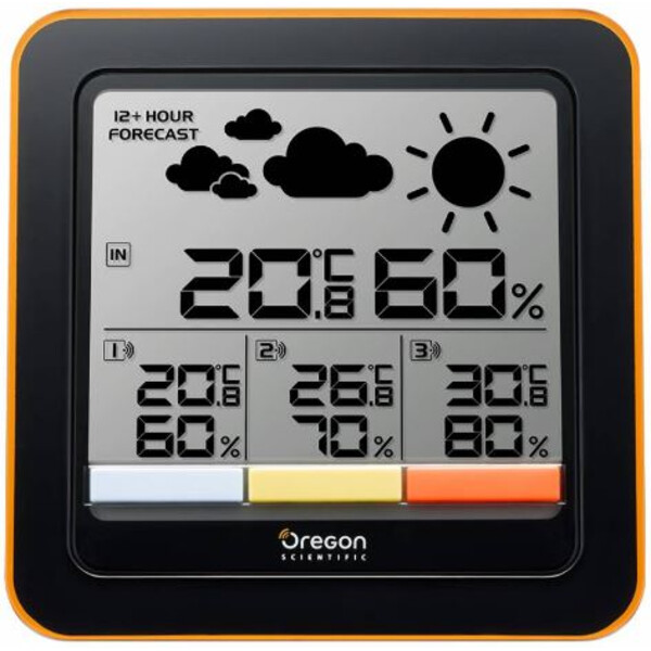 Oregon Scientific Statie meteo 4 zone cu alarmă de mucegai