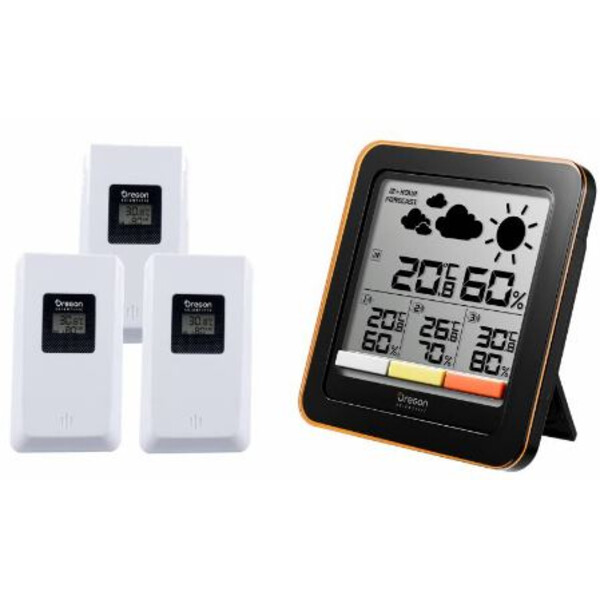 Oregon Scientific Statie meteo 4 zone cu alarmă de mucegai