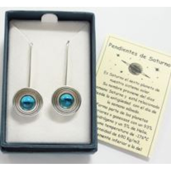 Ragalaxys Earrings Saturn Turquoise