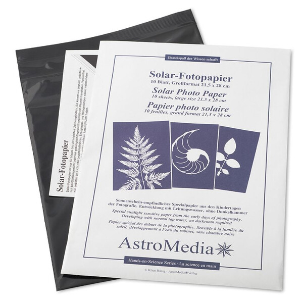 AstroMedia Kit Hârtia foto solară 21,5 x 28 cm