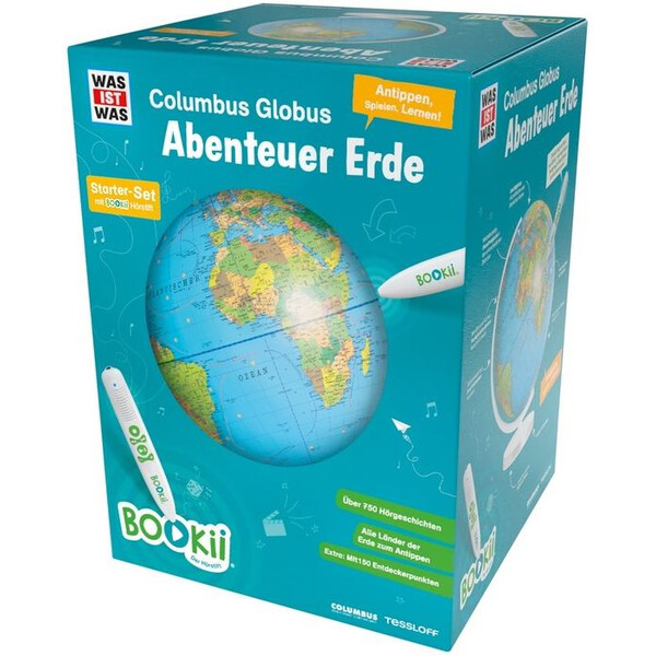 Tessloff-Verlag BOOKii Globus mit Stift 34cm