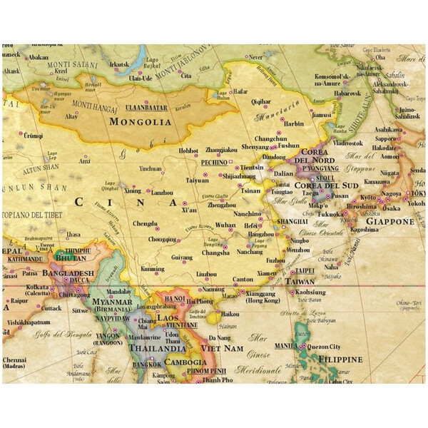 Libreria Geografica Harta lumii Planisfero Anticato