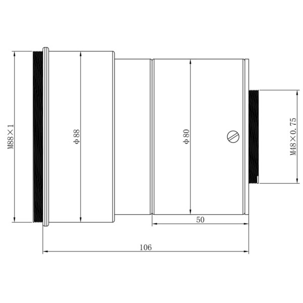 Omegon Refractor apochromat Pro APO AP 140/672 Triplet OTA