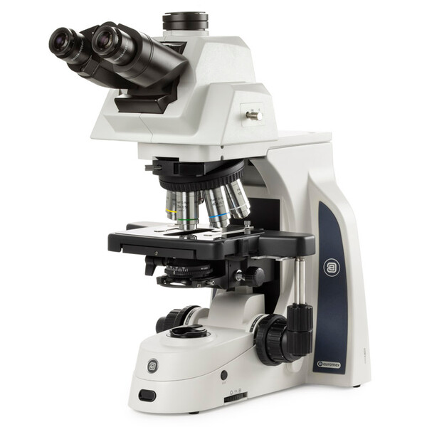 Euromex Microscop Mikroskop DX.1158-APLi, trino, plan, apo, 40x-1000x, ergo head, AL, LED-3W