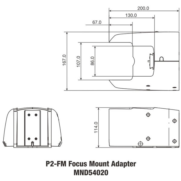 Nikon Montura cap P2-FM Focusing Mount Adaptoare