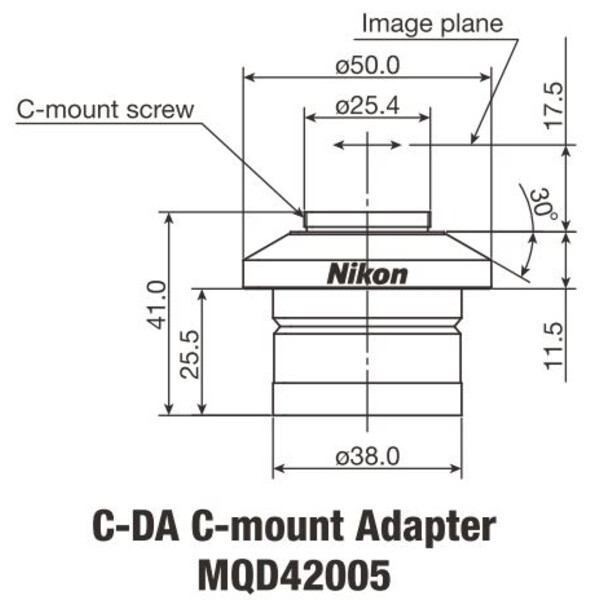 Nikon Adaptoare foto C-DA C-Mount Adapter