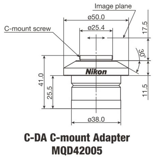 Nikon Adaptoare C-DA C-Mount 1x