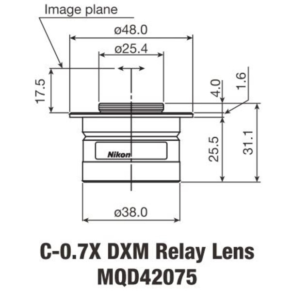 Nikon Adaptoare foto C-Mount TV Adapter 0,7 x