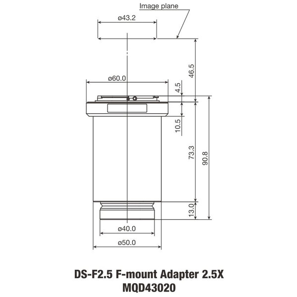 Nikon Adaptoare foto DS-F2.5 Adaptor pentru montură F 2.5x Series DS