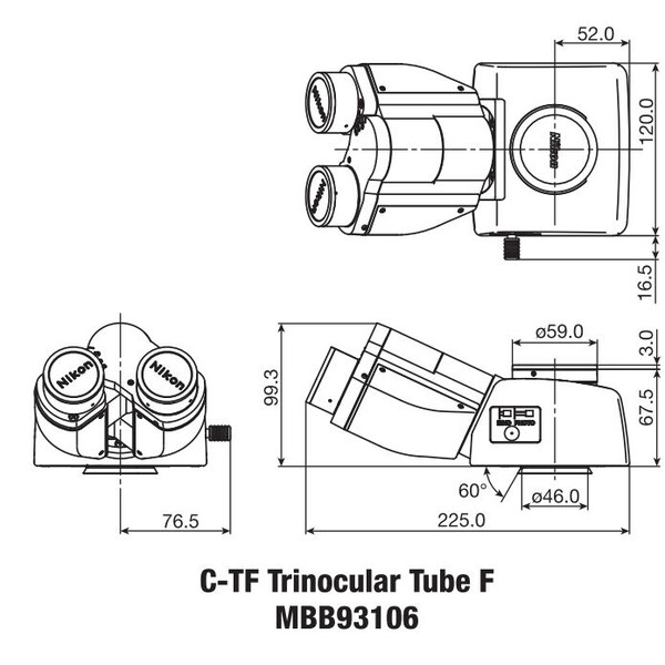 Nikon Tub trinocular C-TF F