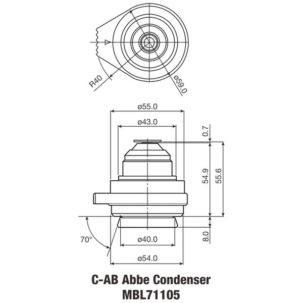 Nikon Condensator C-C Abbe (N.A. 0.90)