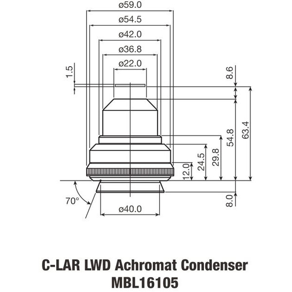 Nikon Condensator LWD Achromat A.A. 10 mm