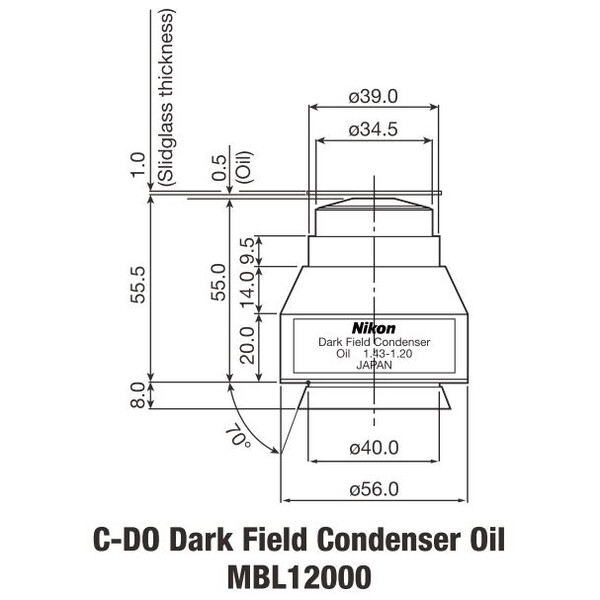 Nikon Ulei condensator Darkfield