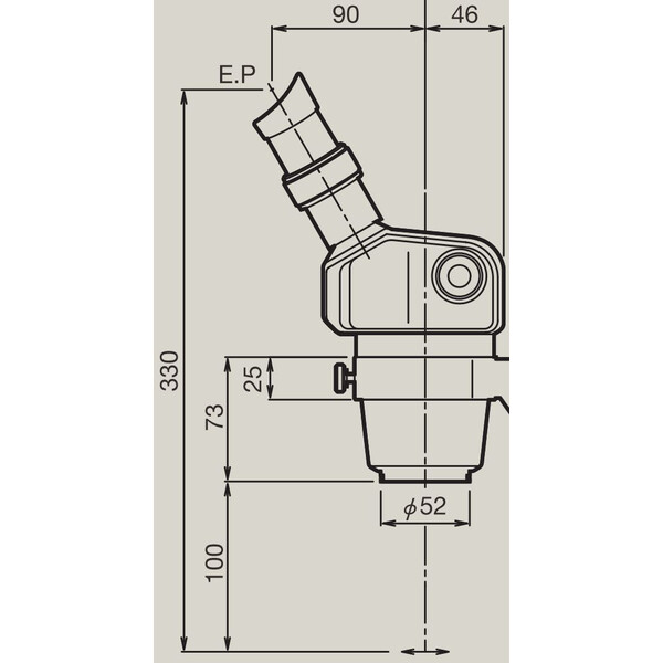 Nikon microscopul stereoscopic zoom SMZ460, bino, 0.7x-3x, 60°, FN21, W.D.100mm, suport cu un singur braț