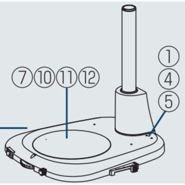 Nikon microscopul stereoscopic zoom SMZ745, bino, 0.67x-5x,45°, FN22, W.D.115mm, Lumina transmisă, LED