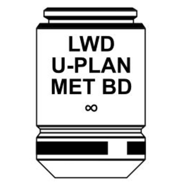 Optika obiectiv IOS LWD U-PLAN MET BD objective 100x/0.8, M-1098