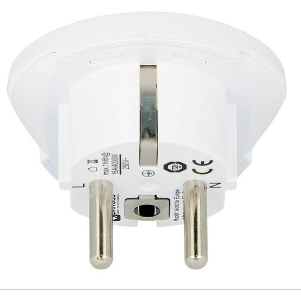 Skross Adaptor de călătorie World to Europe