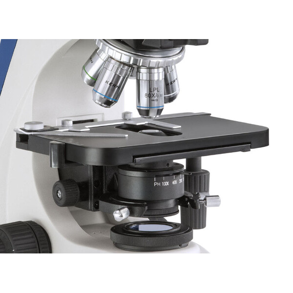 Kern Microscop OKO 178, MET, POL, trino, Inf plan, 50x-1000x, lumină incidentă/reflectată, HAL, 100W