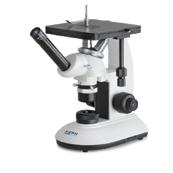 Kern OLE 161, inversat, MET, mono, DIN planchrome, 100x-400x, Lumina directa, LED, 3W