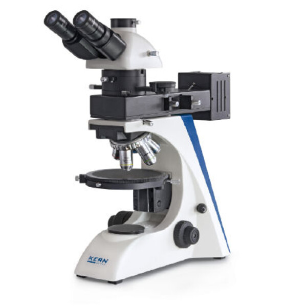 Kern Microscop OPN 182, POL, trino, plan Inf, 40x-400x, Lumina directa, HAL, 50W